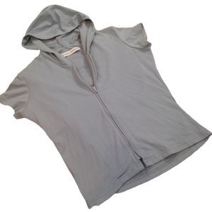 Susana Monaco Front Zip Hoodie Top